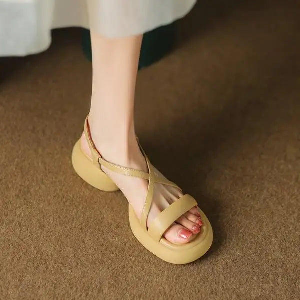 Clogs With Heel Summer High Sandals Female Women’s Shoes