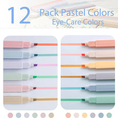 Pens 12 Colors Bible Pens No Bleed With Soft Tip Aesthetics Pens Markers