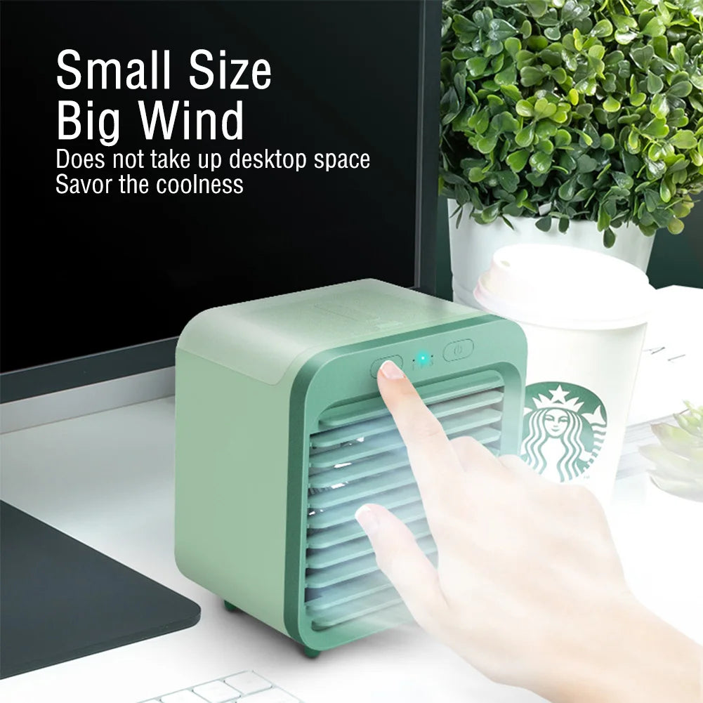 Mini Portable USB Chargeable 3 Gear Air Conditioner Cooler Fan Air Conditioner