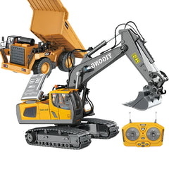 Mini Excavator Kids Dump Rc Trucks Electric Car Toy