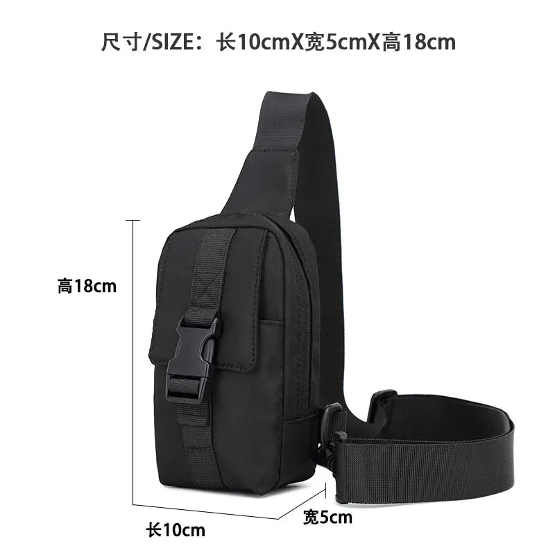 Brand Men's Chest Bag Fashion Male Sling Crossbody Bags Sports Man Shoulder Cross Bag for Phone Casual Travel Handbags Bolsas