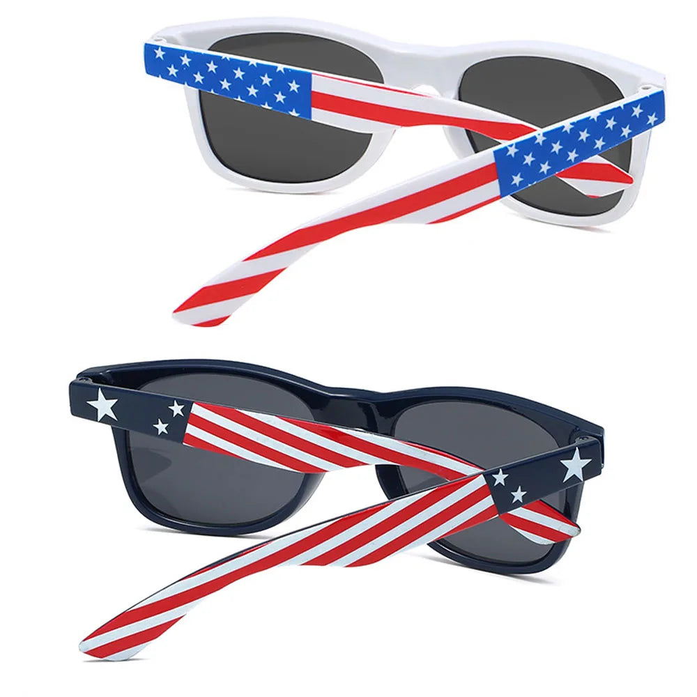 USA Flag Sunglasses Festival Party Mask Fashion Dark Sun Glasses Personalized Adult Kid Prom Jewelry Decoration Wholesale