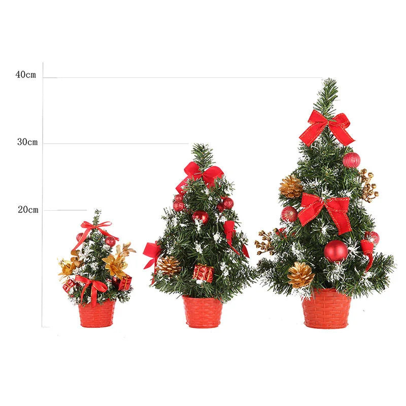 Christmas Tree Home Bedroom Party Decorations  Artificial Christmas Tree Children DIY Handicraft 2025 New Year Gift