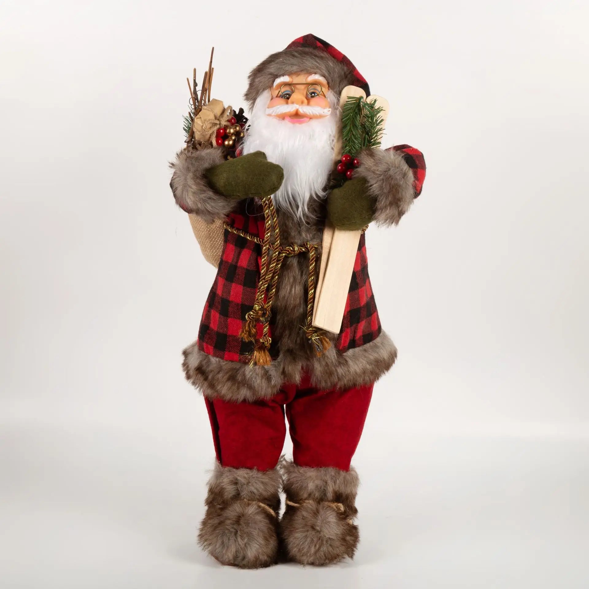 Big Santa Claus Doll 60cm Christmas Decorations New Year Home Room Decoration 2023 Christmas Tree Ornaments Kids Gift Navidad