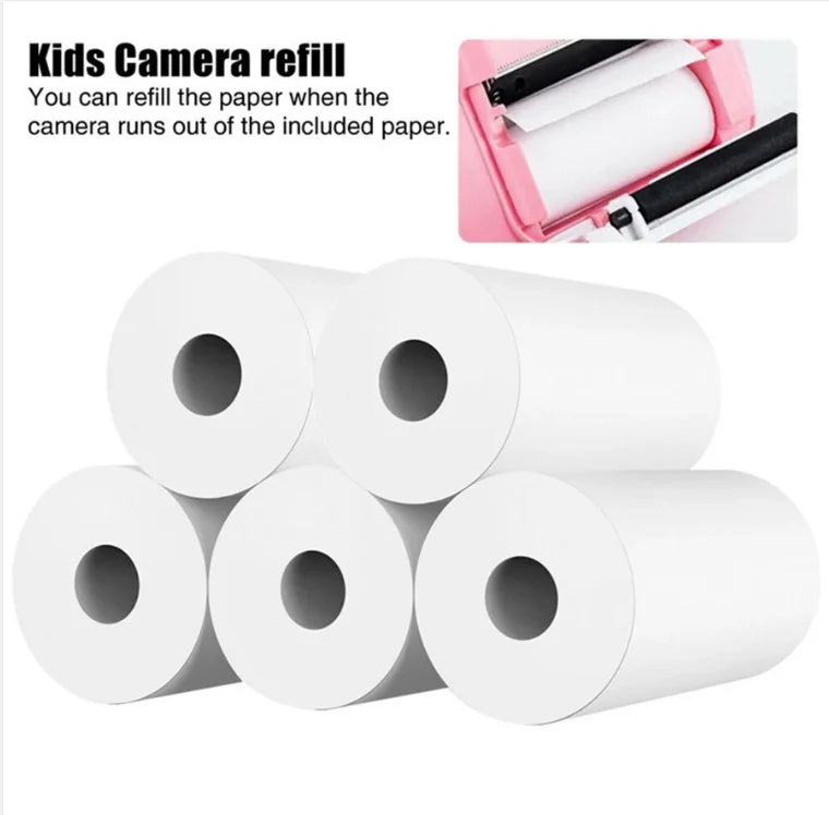 Digital Children Camera Photography Instant Print Photo 1080P HD Video Recorder Mini Thermal Printer