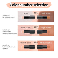 Double-headed Contour Stick Face Brown Bronzer Foundation Make Up Pen  Smooth Contour Shadow Highlight Concealer Cosmetics