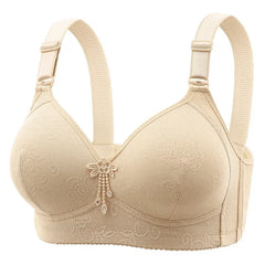 New Women Mom Bra Large Size Thin Cup Elderly Women Underwear