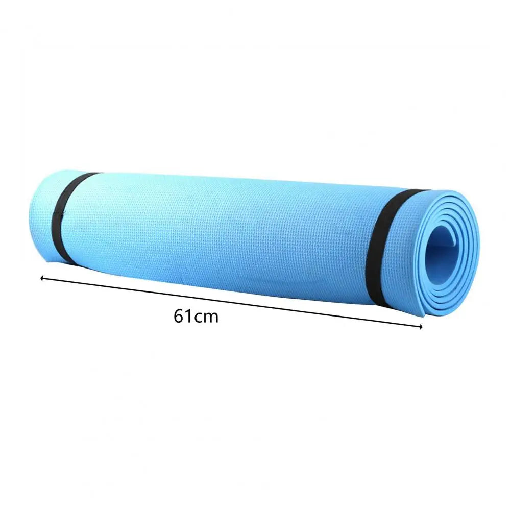 Yoga Mat Shock Absorption Non-slip Accessory 6mm Lose Weight Fitness Yoga Mat for Home Yoga Equipment