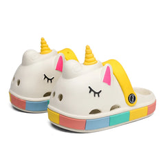 New Summer Beautiful Cute Cartoon Unicorn Slippers Children's Non-Slip Soft Sole Sandals