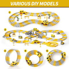 236 PCS Race Tracks Toys Gifts for 3 4 5 Year Old Boys Kids