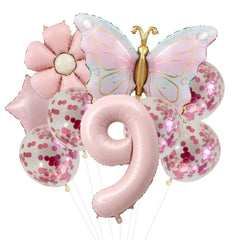 Butterfly Balloons  for Girls Pink Butterfly Foil Balloons for Butterfly Themed Party Wedding  Decors