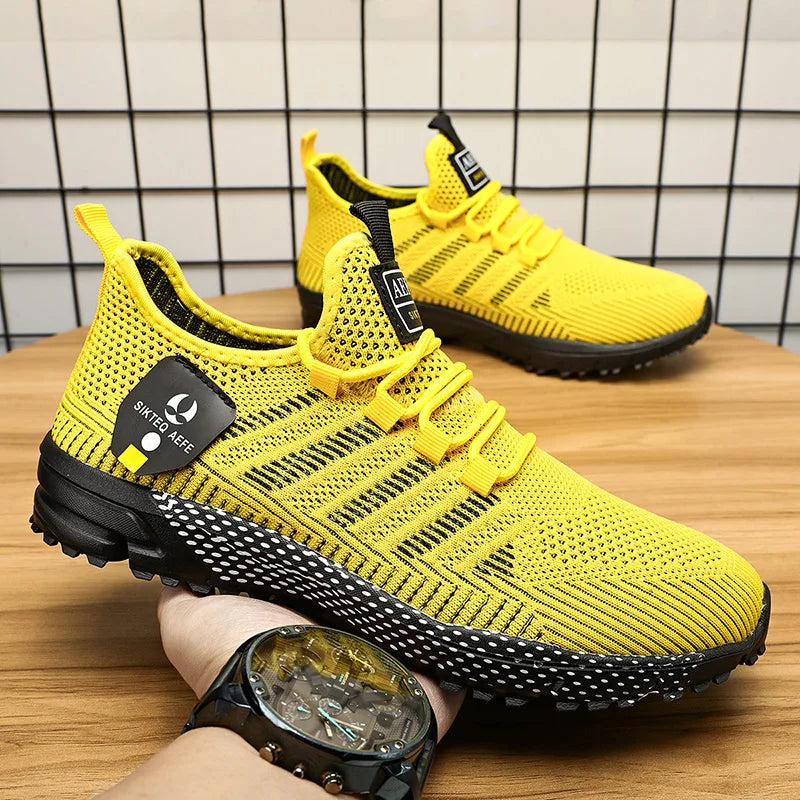 Men's Running Sports Shoes Air Mesh Shoes High-quality Plus Sneakers