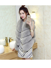 Faux Fur Vests Coat