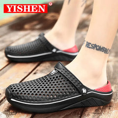 YISHEN Sandals Men Beach Slipper Thick Sole Flip Flop For Women Classic Mules Sport Sandal