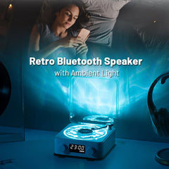 Retro Vinyl Record White Noise Bluetooth Speaker Projection Atmosphere Lamp