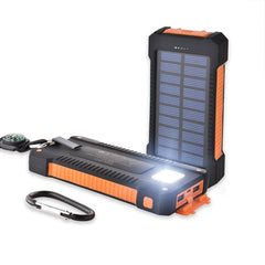 20000mAh Solar Power Bank Portable Solar Charger External Battery Pack for iPhone 14 Huawei Xiaomi Samsung Power bank with Light