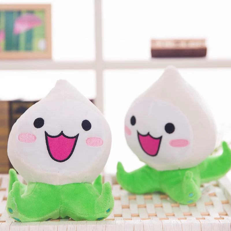 Kawaii Mini Overwatches Plush Toys Onion Small Squid Stuffed Doll Action Figure Soft For Children