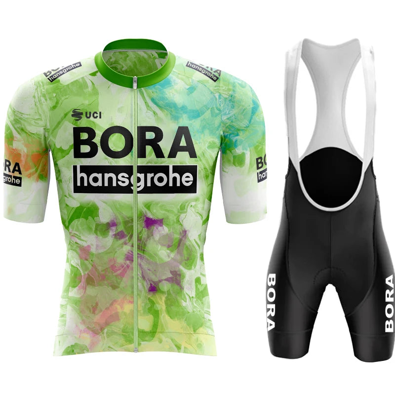 Cycling Clothes Man Summer 2024 Men's Clothing UCI BORA Bicycle Jersey Bike Mtb Male Sports Professional Shirt Jumper Bib Suit