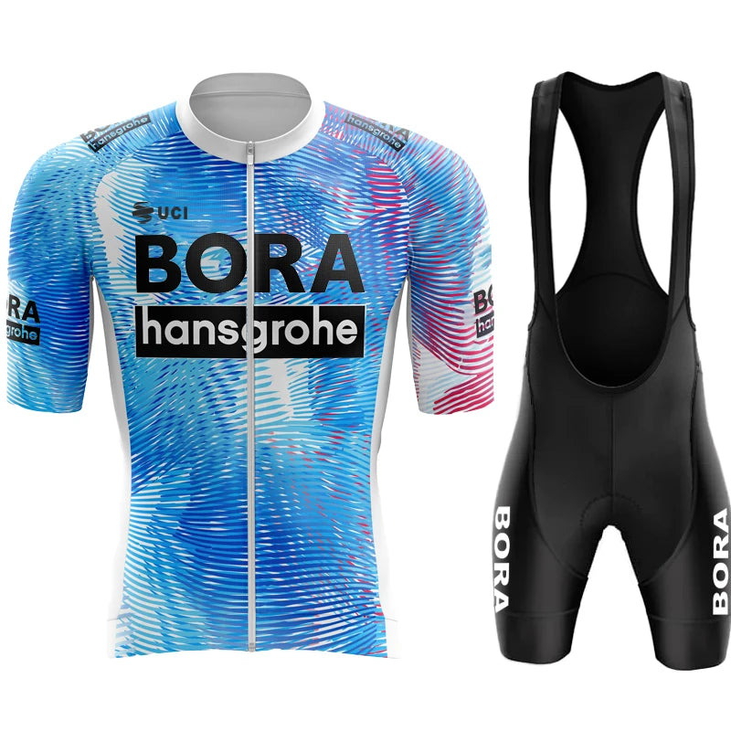 Cycling Clothes Man Summer 2024 Men's Clothing UCI BORA Bicycle Jersey Bike Mtb Male Sports Professional Shirt Jumper Bib Suit