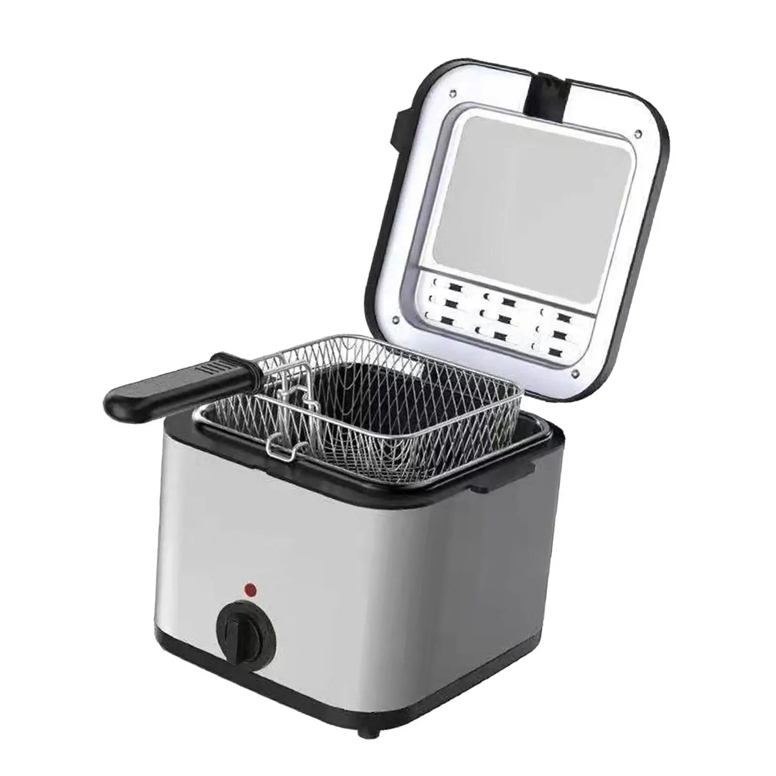 Deep Frying Pot Nonstick Coating Electric Deep Fryer Fish Fryer Deep Fryer Pot for Kitchen Countertop Restaurant Chips