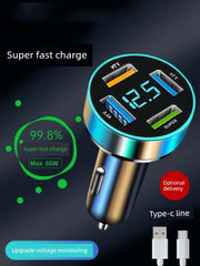 Super Fast Charge 120W Car Voltage Charging 66W Car Cigarette Lighter Car Charger