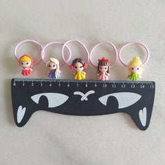 Cute Cartoon Princess Headwear Kids Elastic Hair Bands Children Hair Ties Ropes Girls Accessories Baby