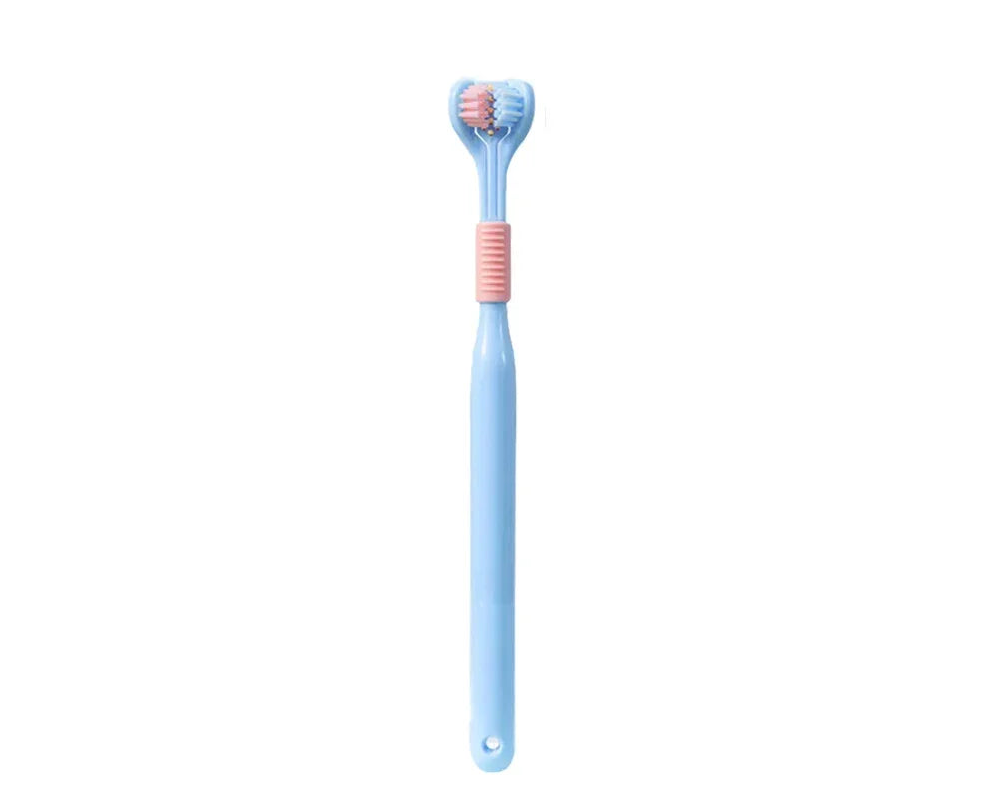 Three Sided Soft Hair Tooth Toothbrush Adult Toothbrush Ultra Fine Soft Bristle Oral Care Safety Teeth Brush for Oral Health Cle