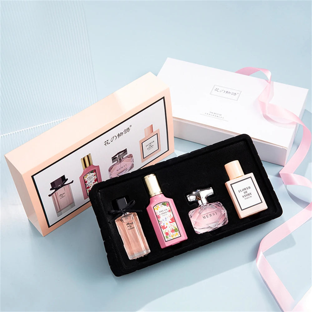 Brand Pheromone Perfume Women Gift Box Four Piece Set