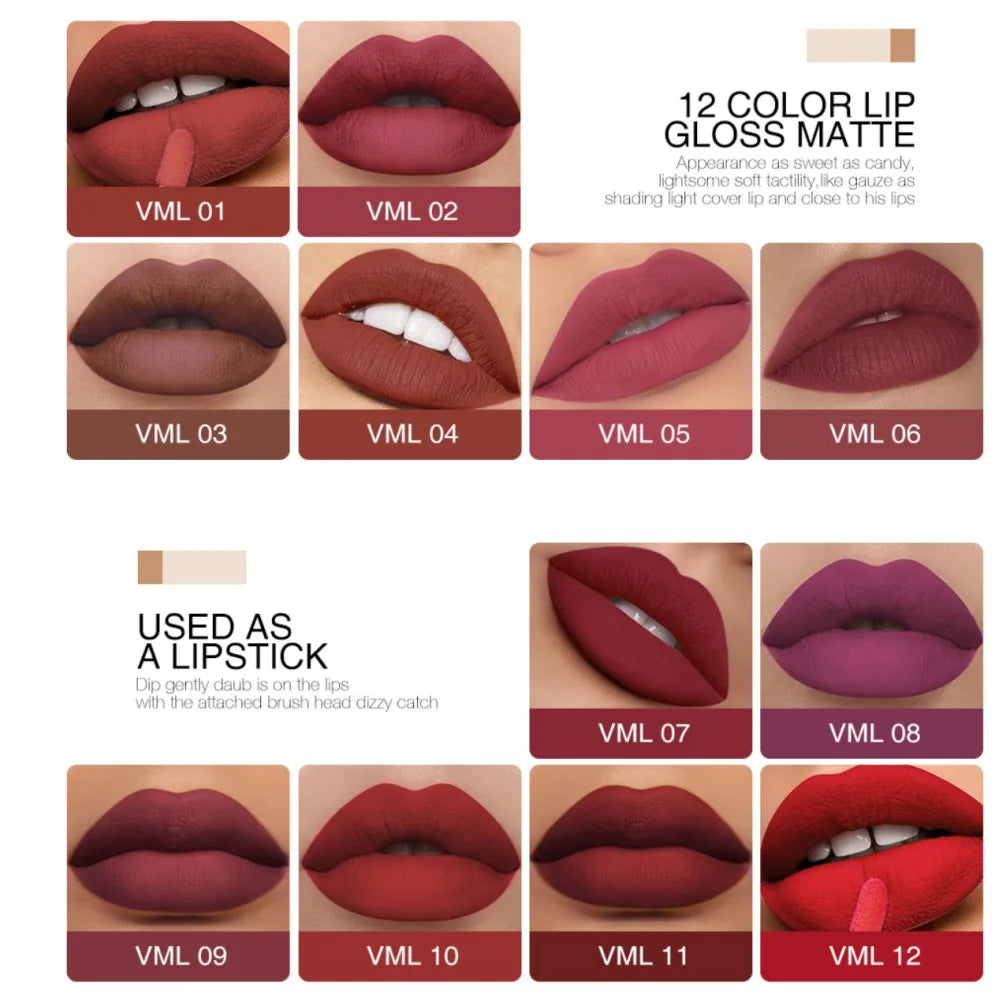 High Quality Velvet Matte lipstick Long Lasting Lips Makeup