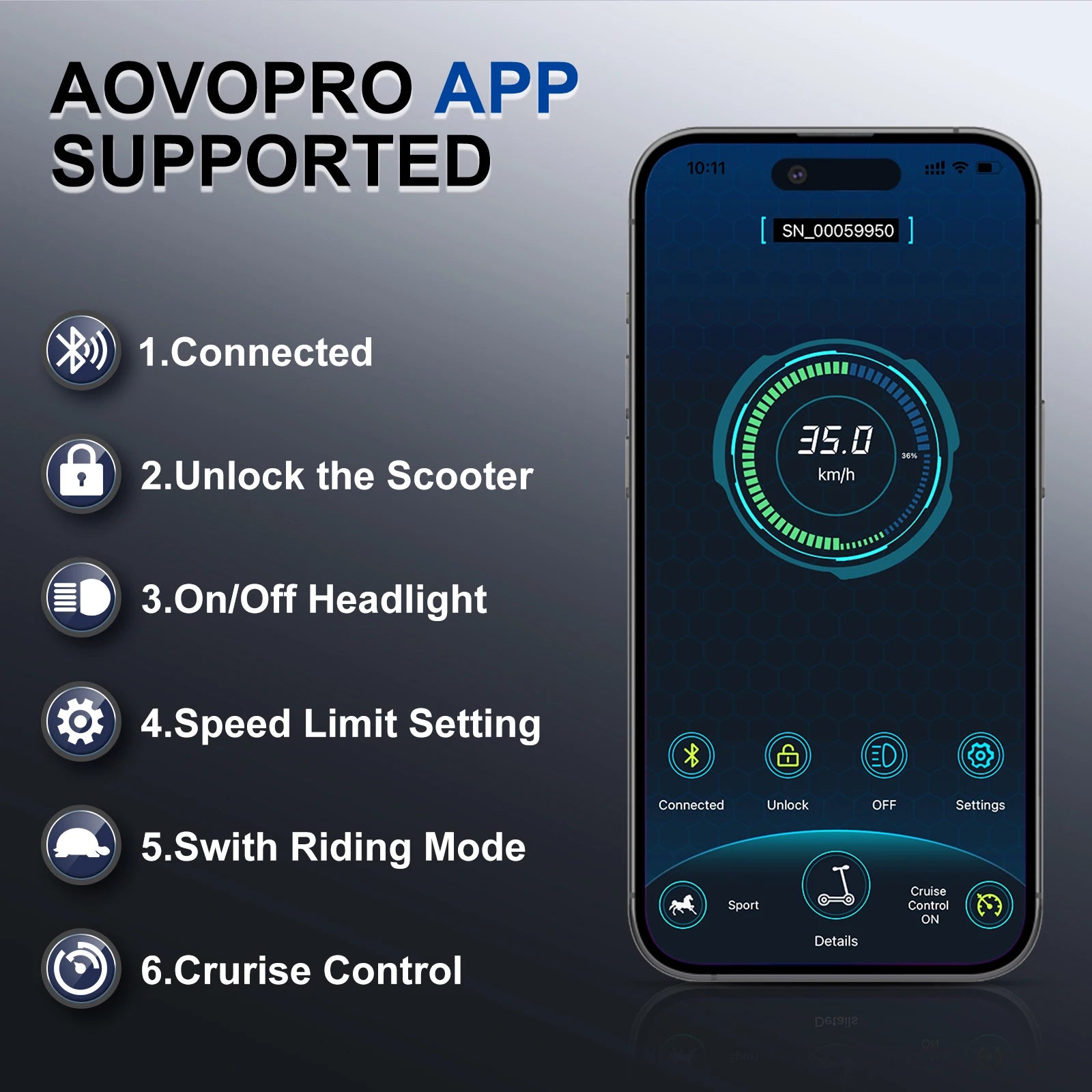 AOVOPRO ESMAX Electric Scooter