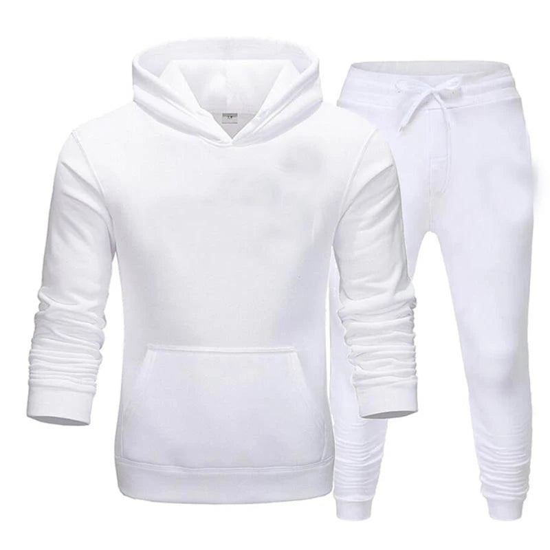 Men's Clothing Fashion Track Suits Sports Wear Jogging Suits Hooded Tracksuit Set Clothes Hoodies+Sweatpants Sweat Suits