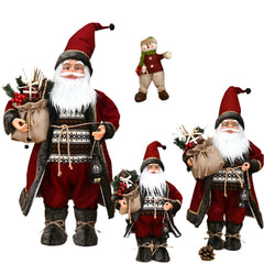 Big Santa Claus Doll 60cm Christmas Decorations New Year Home Room Decoration 2023 Christmas Tree Ornaments Kids Gift Navidad