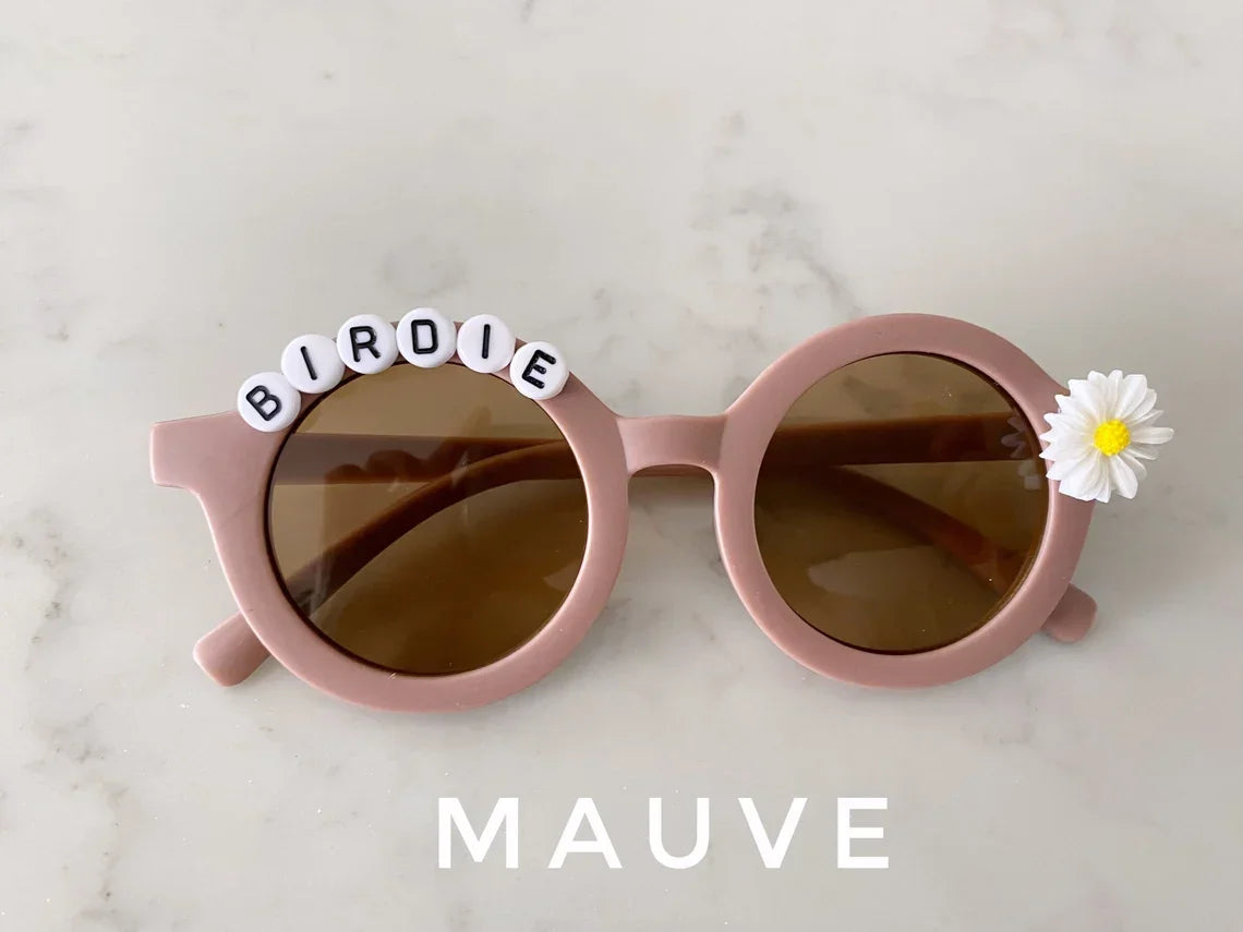 Kids Personalized Name Sunglasses Toddler Sunglass Birthday Gift Baby Girl Gifts Sun Protection Outdoor Eyewear  Party Favors