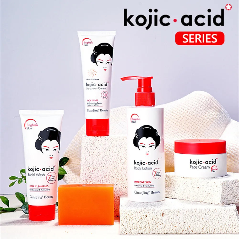 Kojic Acid Skin Care Set 7 Day Whitening Skin Care Kit