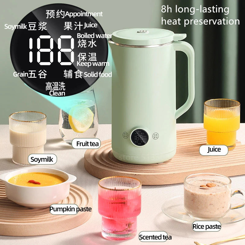 600ml Soybean Milk Machine Electric Juicer Soy Milk Maker Portable Blender Mixer Rice Paste Maker Wall Breaking Machine 220V