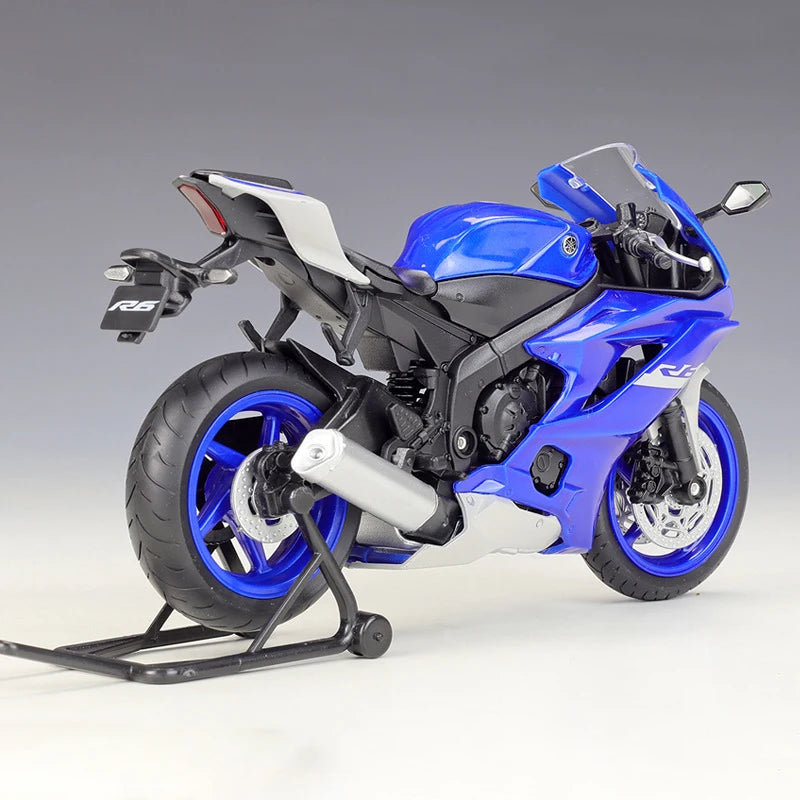 Yamaha YZF-R6 Alloy Racing Motorcycle Model High Simulation Diecast Metal Street Motorcycle Model Collection