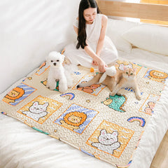 Cats Dogs Bed Cover For Pets Couch Protection Blankets Anti-slip Rug Pads Reusable Furniture Protector Pad