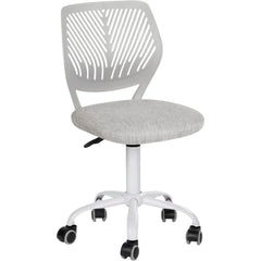 Desk Chair Armless,Study Chair Adjustable Swivel,Home Office Chair