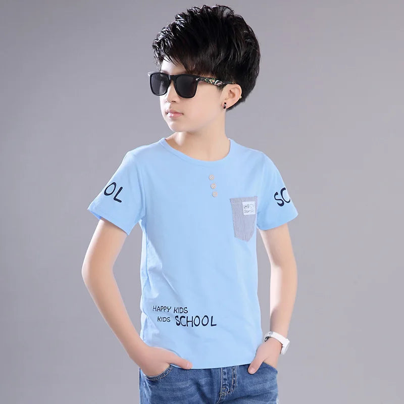 Summer Baby Boy T Shirt for Children Cotton Tshirt T-shirt Kids Clothes Tops