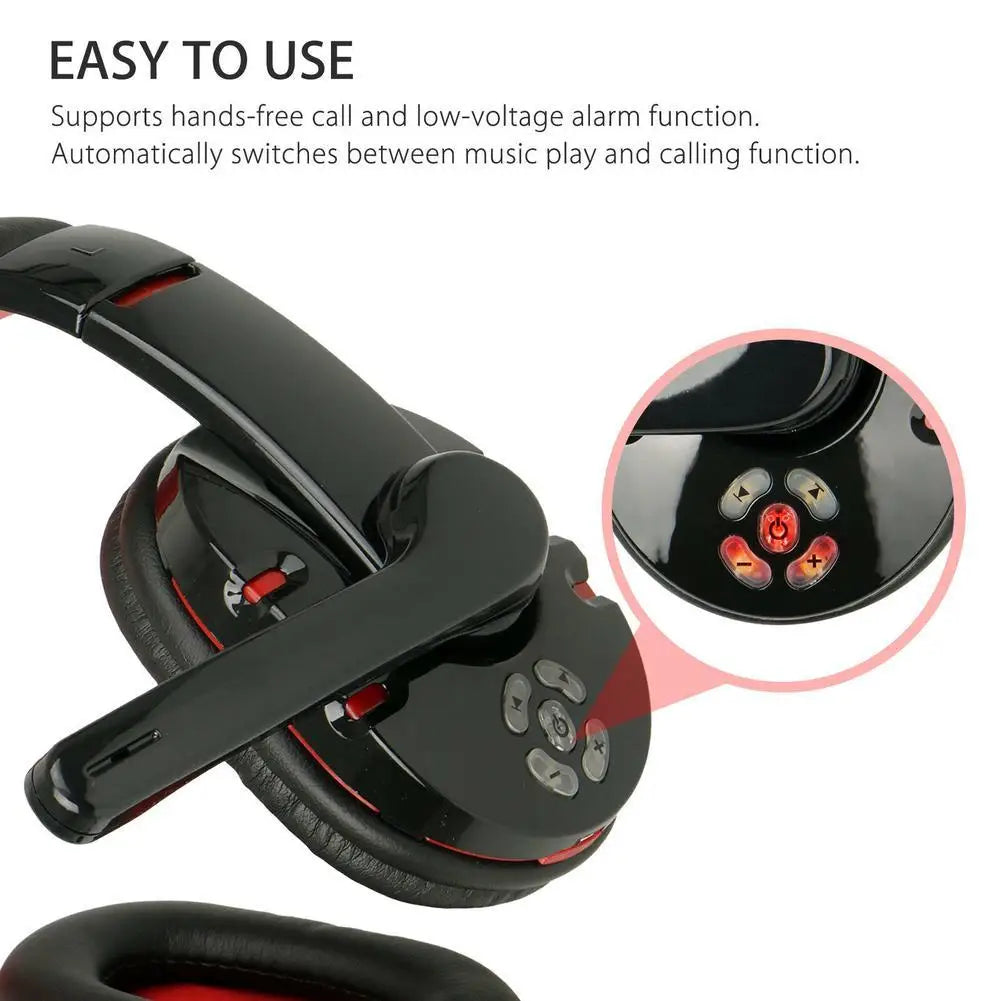 Wireless Bluetooth Game Study Headset for Xbox PC PS4 Ps5 with Mic LED Volume Control Gaming Earphones