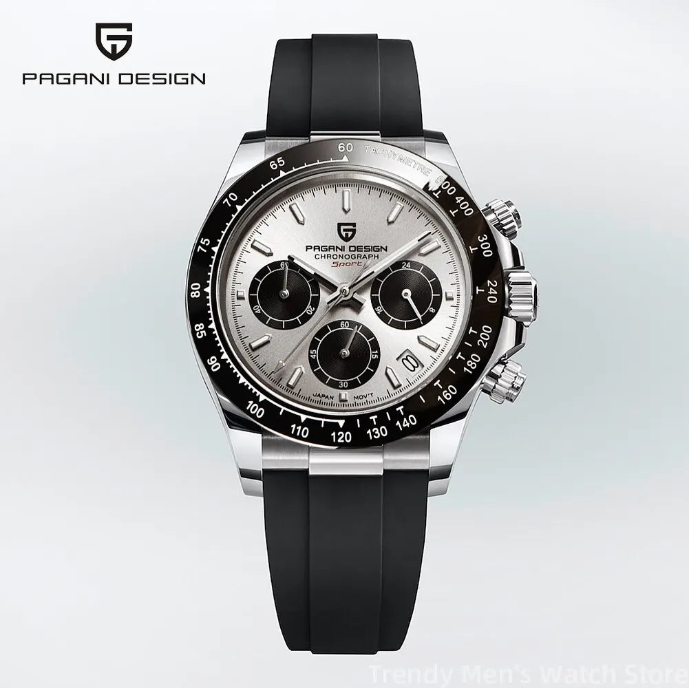 Men Quartz Top Brand Luxury Automatic Date Wristwatch for Men Waterproof Sport Chronograph Clock Mans