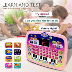 Kids Tablet, Educational Learning Pad with LED Screen