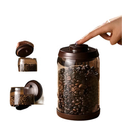 Coffee Bean Vacuum Sealed Can Coffee Bean Glass Sealed Can Kitchen Food Household Storage