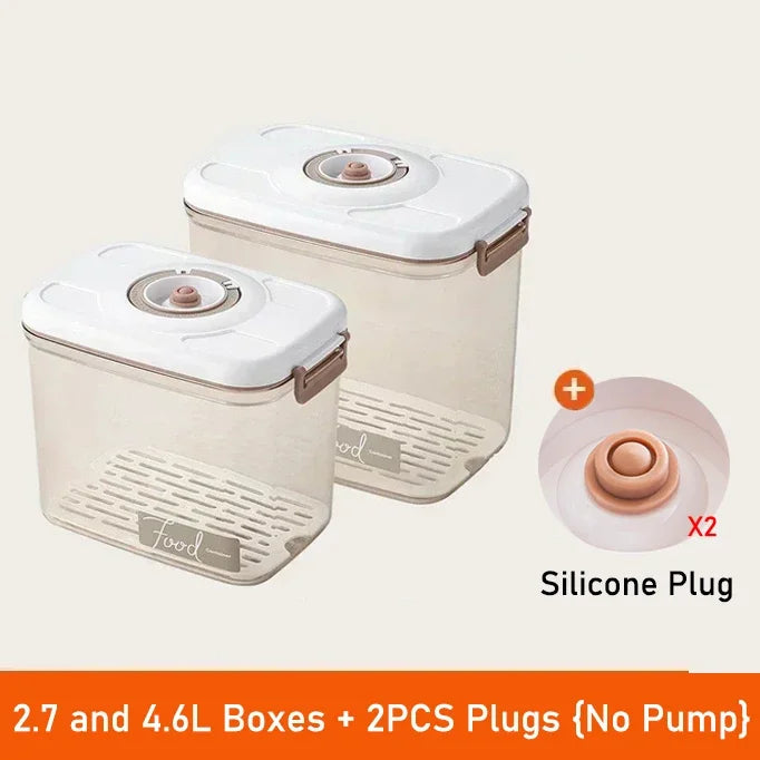 Vacuum Food Storage Box Fresh-Keeping Canister Sealed Storage Container