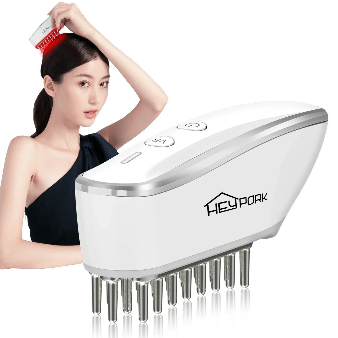 EMS Micro Electric Import Hair Care Comb, Multi-function Meridian Massage Comb