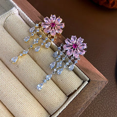 Fashion Heavy Industry zirconia Zirconia Earrings