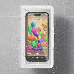 Waterproof Shower Phone Holder Splash-Proof 360° Rotate Can Be Touched Shower Phone Case Mount for Bathroom