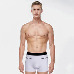 Skin-friendly Men Undergarments High Waist Seamless Boxer