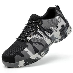 Fashion Plus Size Men's Outdoor Mesh Sneakers Military Work Casual Shoes