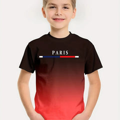 Children's Clothing Boys Tshirt Short Sleeve Child T-Shirt 3D